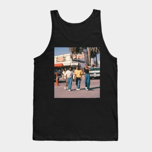 los angeles california people retro Tank Top